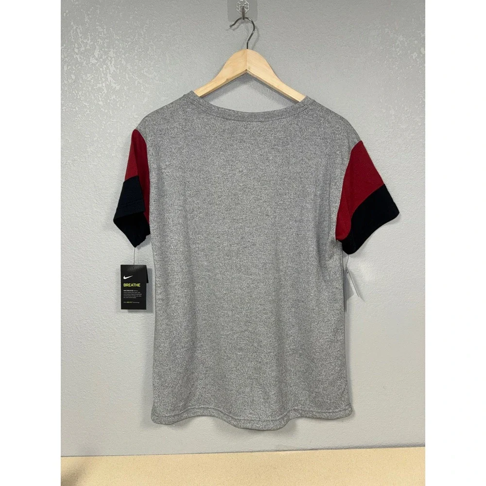 Nike‎ Dri Fit Womens T Shirt Washington State Cougars V Neck Large NWT